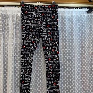 Christmas themed leggings